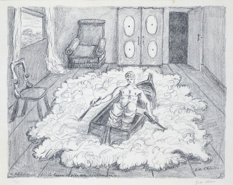 Giorgio De Chirico - Ebdomero Fece in Barca il Giro della Sua Stanza