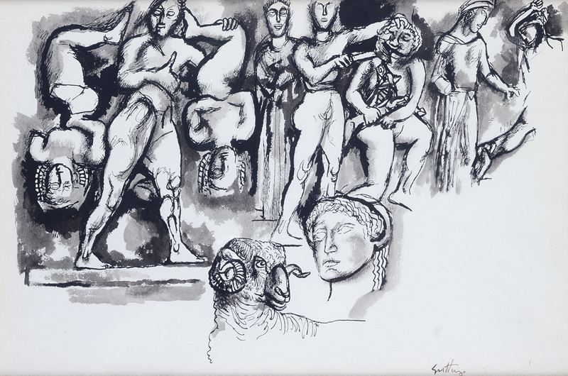 Renato Guttuso - Senza Titolo