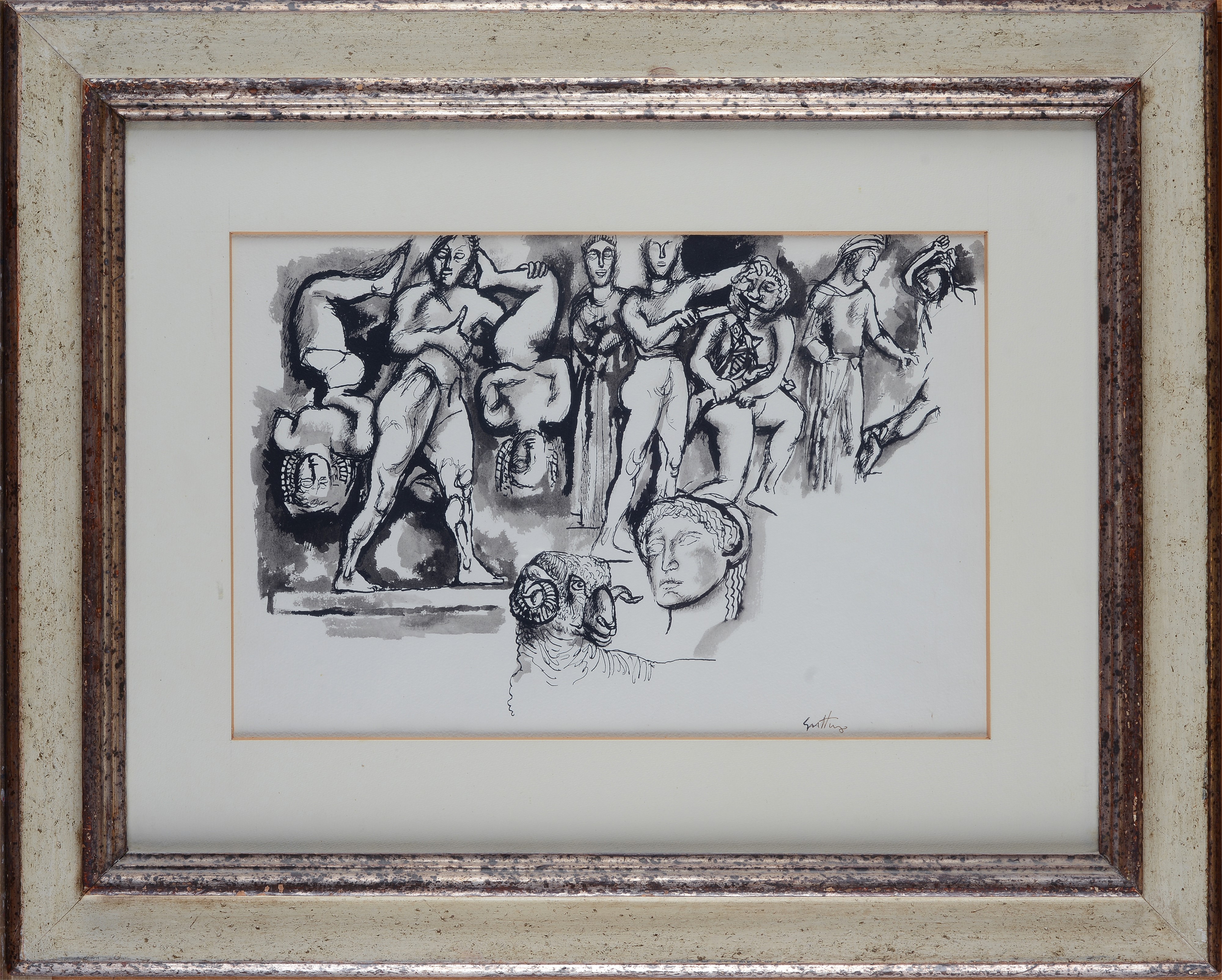 Renato Guttuso - Senza Titolo