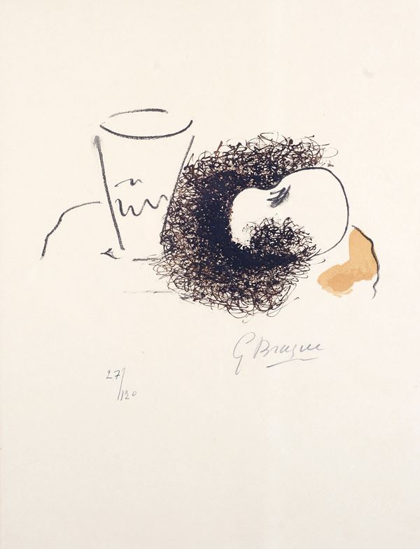 Georges Braque - Horse-texte – Dix Oeuvrè