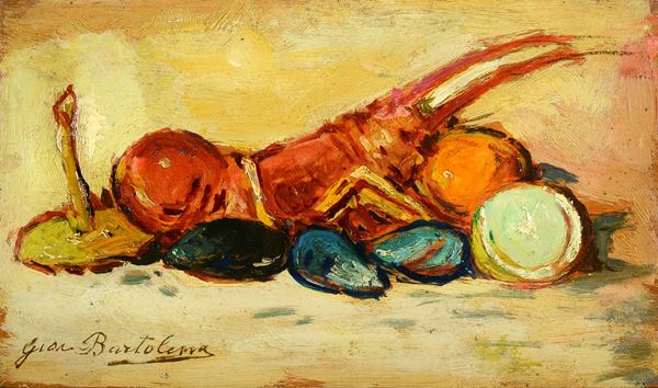 Giovanni Bartolena - Aragosta e frutti di mare