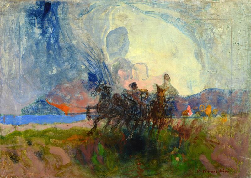 Plinio Nomellini - Galoppo sulla Spiaggia