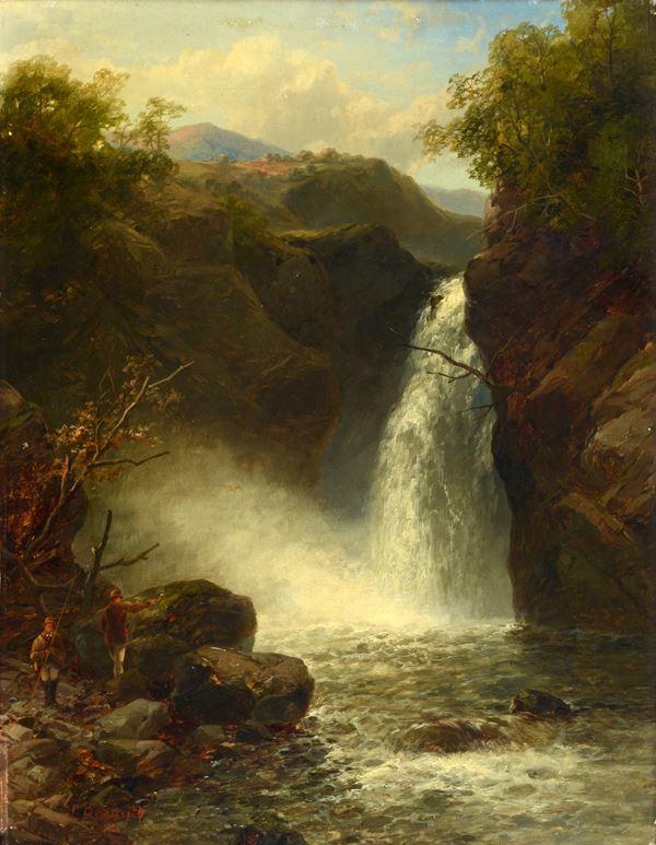 James Burrell  Smith - Waterfall