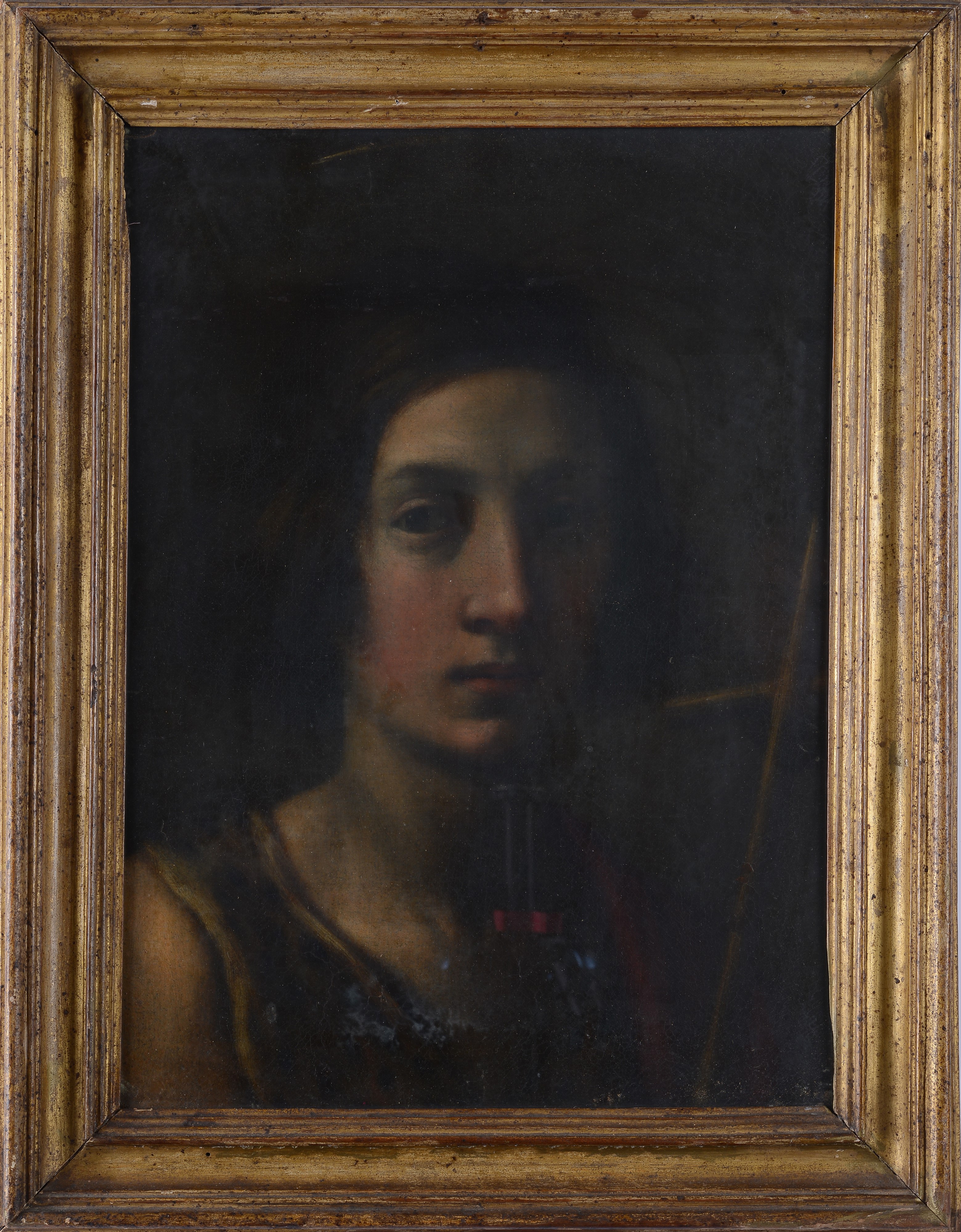 Attr. a Francesco Curradi - Volto di San Giovanni Battista