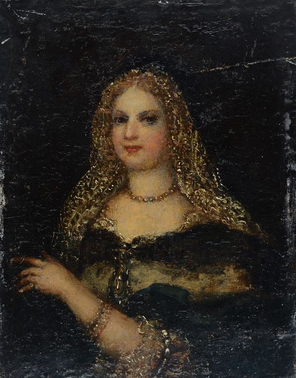 Anonimo, XIX sec. - Ritratto di dama