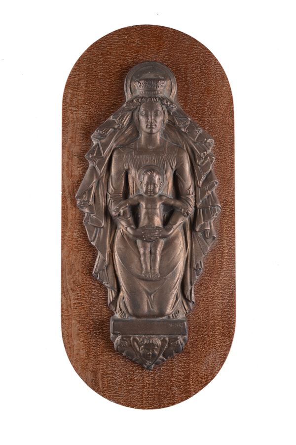 Mario Moschi : Madonna and Child  - Auction MODERN AND CONTEMPORARY ART - II - Galleria Pananti Casa d'Aste
