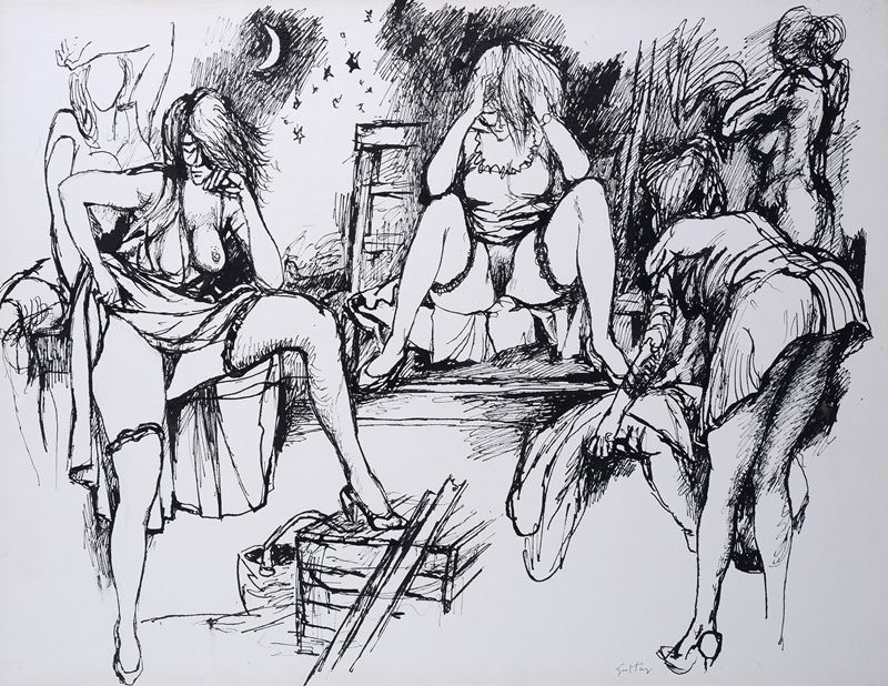 Renato Guttuso - Club delle Donne