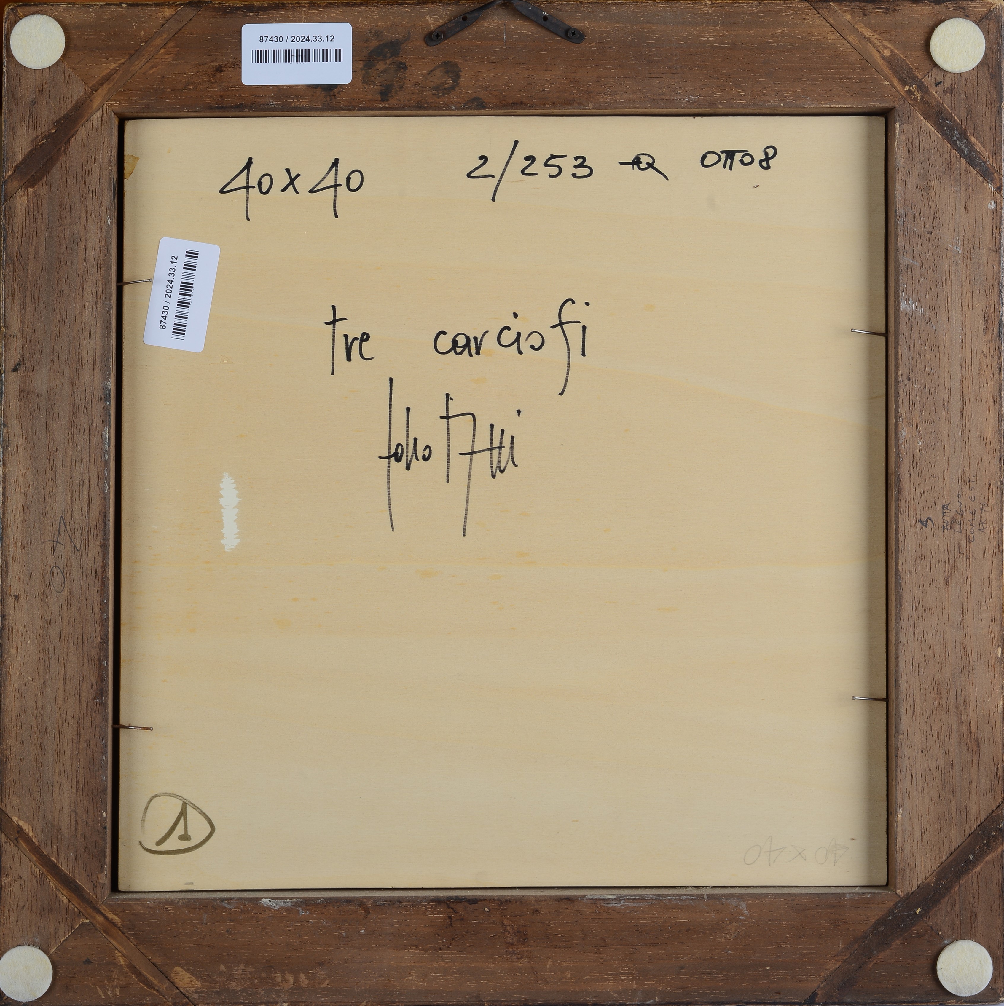 Fabio Aguzzi - Tre Carciofi