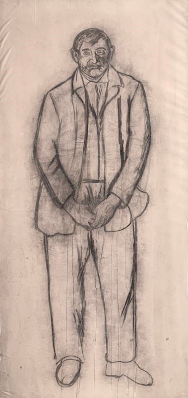 Ottone Rosai - Uomo, 1933