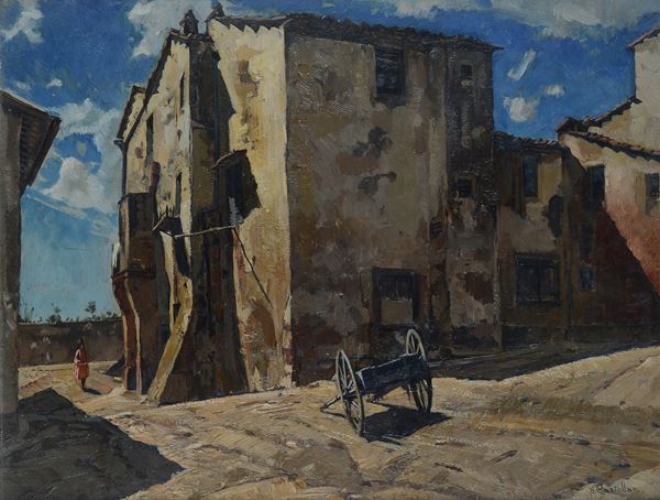 Paride Castellan - Sun between the houses