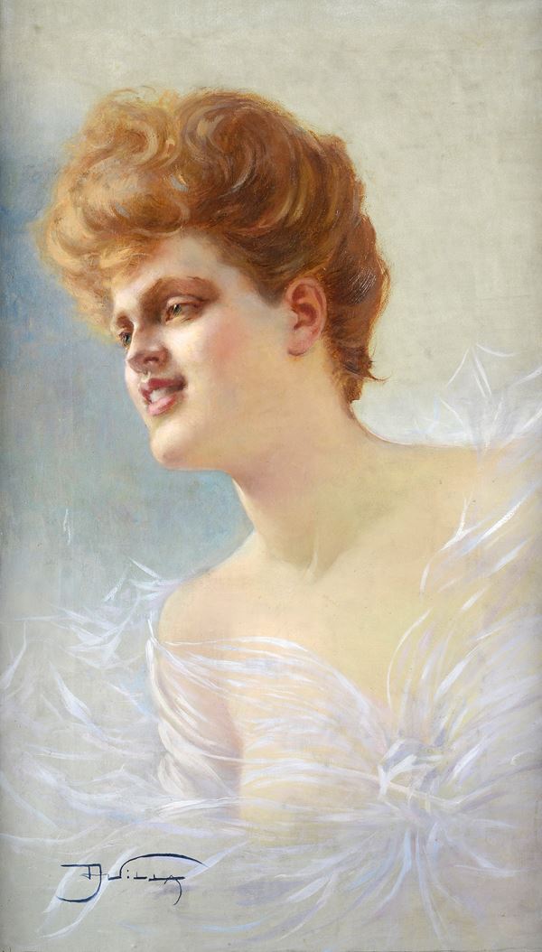 Aleardo Villa - Female portrait