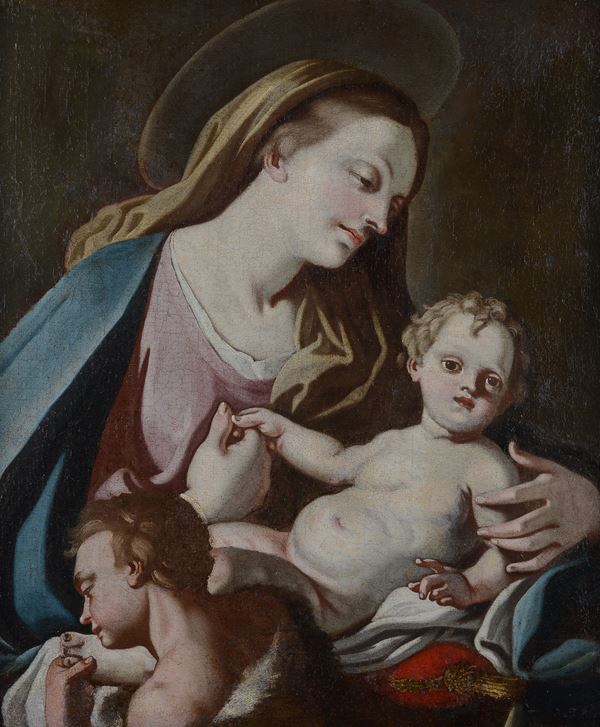 Scuola Italia Meridionale, XVIII sec. - Madonna con Bambino