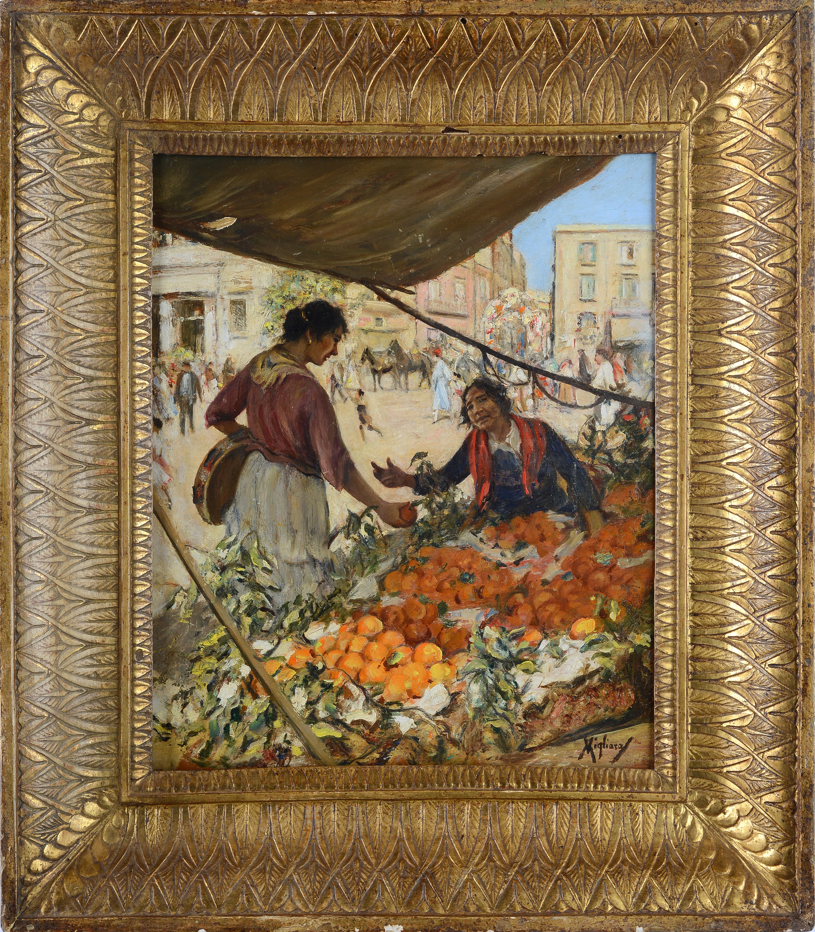 Vincenzo Migliaro - Donne al Mercato