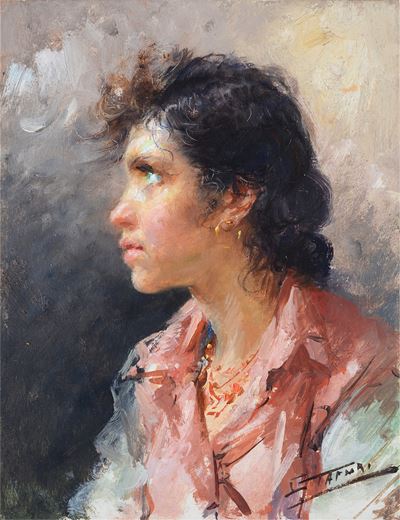 Profilo di Ragazza