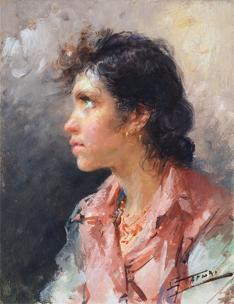 Clemente Tafuri - Profilo di Ragazza