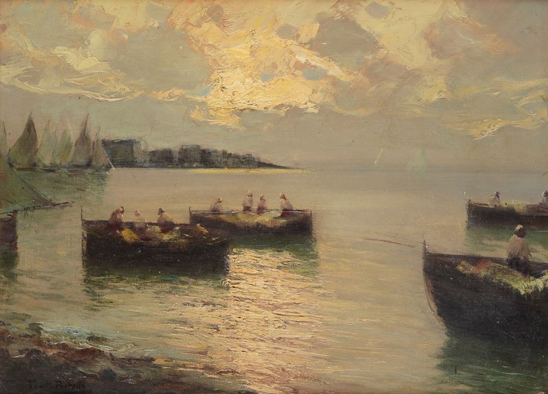 Fausto Pratella - Tramonto nel Golfo