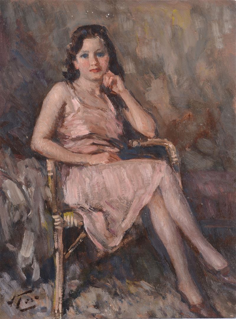 Attilio Toro - Ragazza Seduta