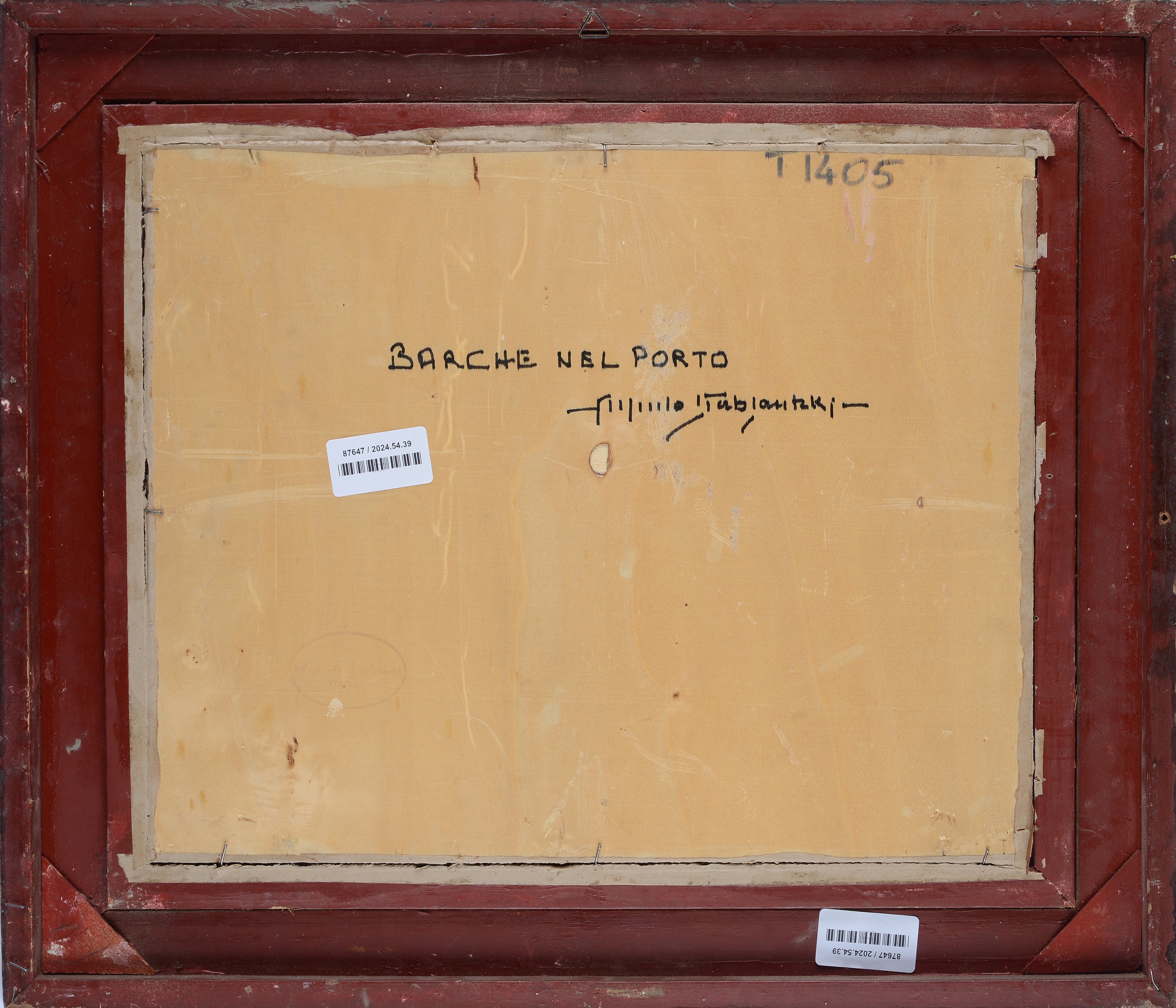 Alfredo Sablautzki - Barche nel Porto