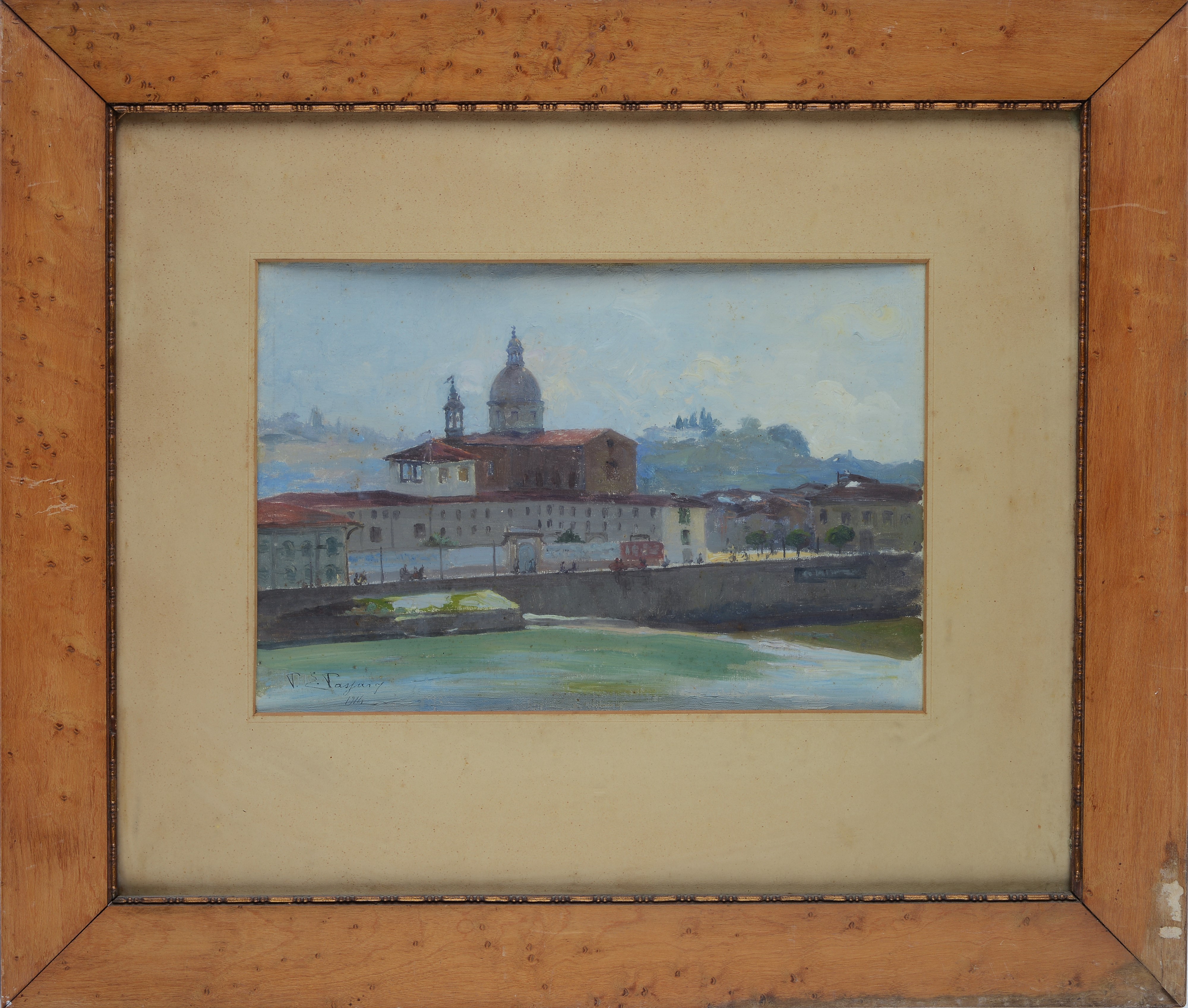 Paolo Emilio Passaro - Veduta del Cestello a Firenze