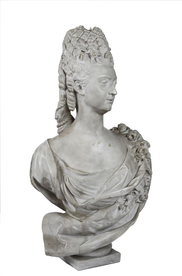 Anonimo, XIX - XX sec. - Busto della Principessa de Lamballe