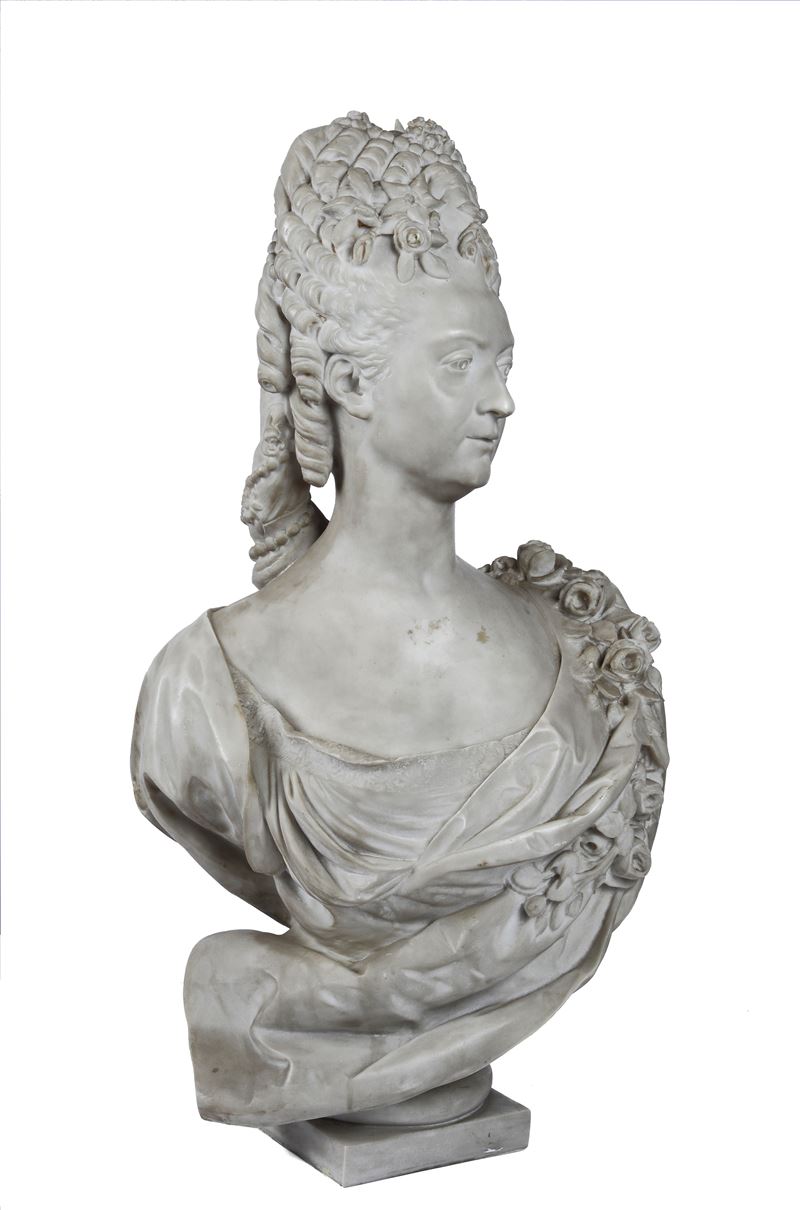 Anonimo, XIX - XX Sec. - Busto della Principessa De Lamballe