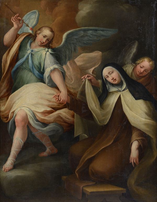 Scuola Lombarda, XVII sec. - Ecstasy of Saint Teresa