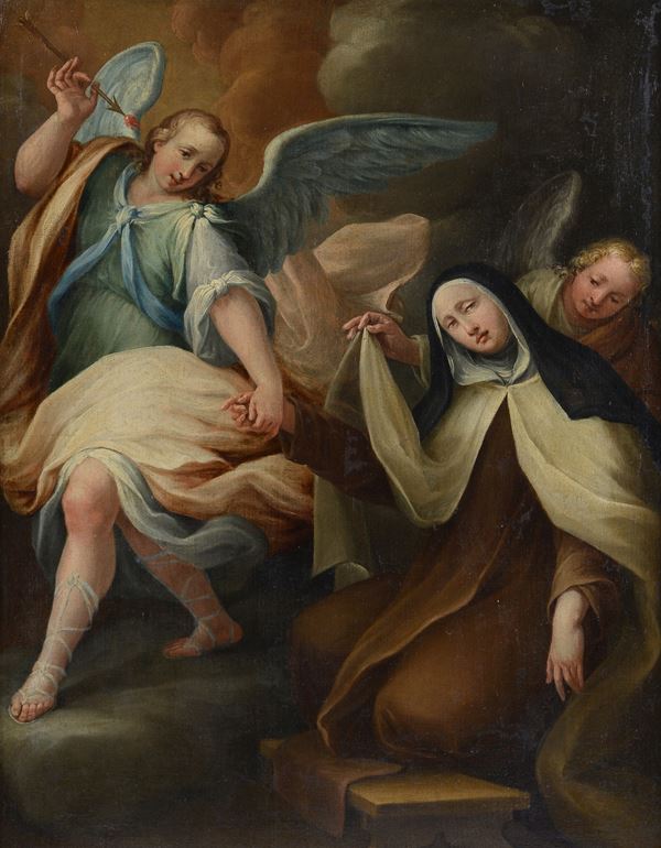 Scuola Lombarda, XVII sec. - Estasi di Santa Teresa
