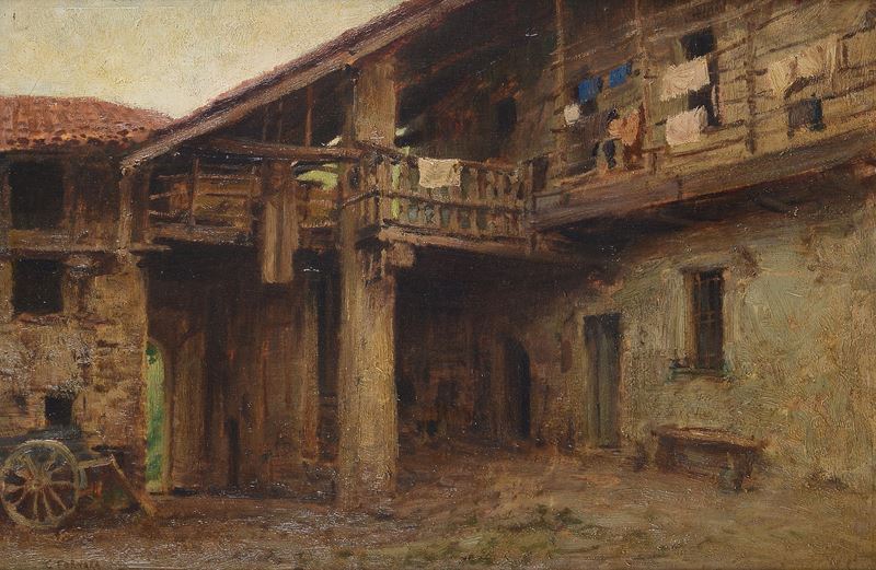 Carlo Fornara - Il Cortile della Cascina