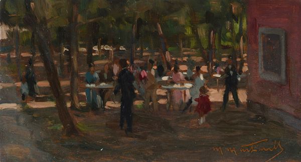 Anonimo, XX sec. - Coffee in the pine forest