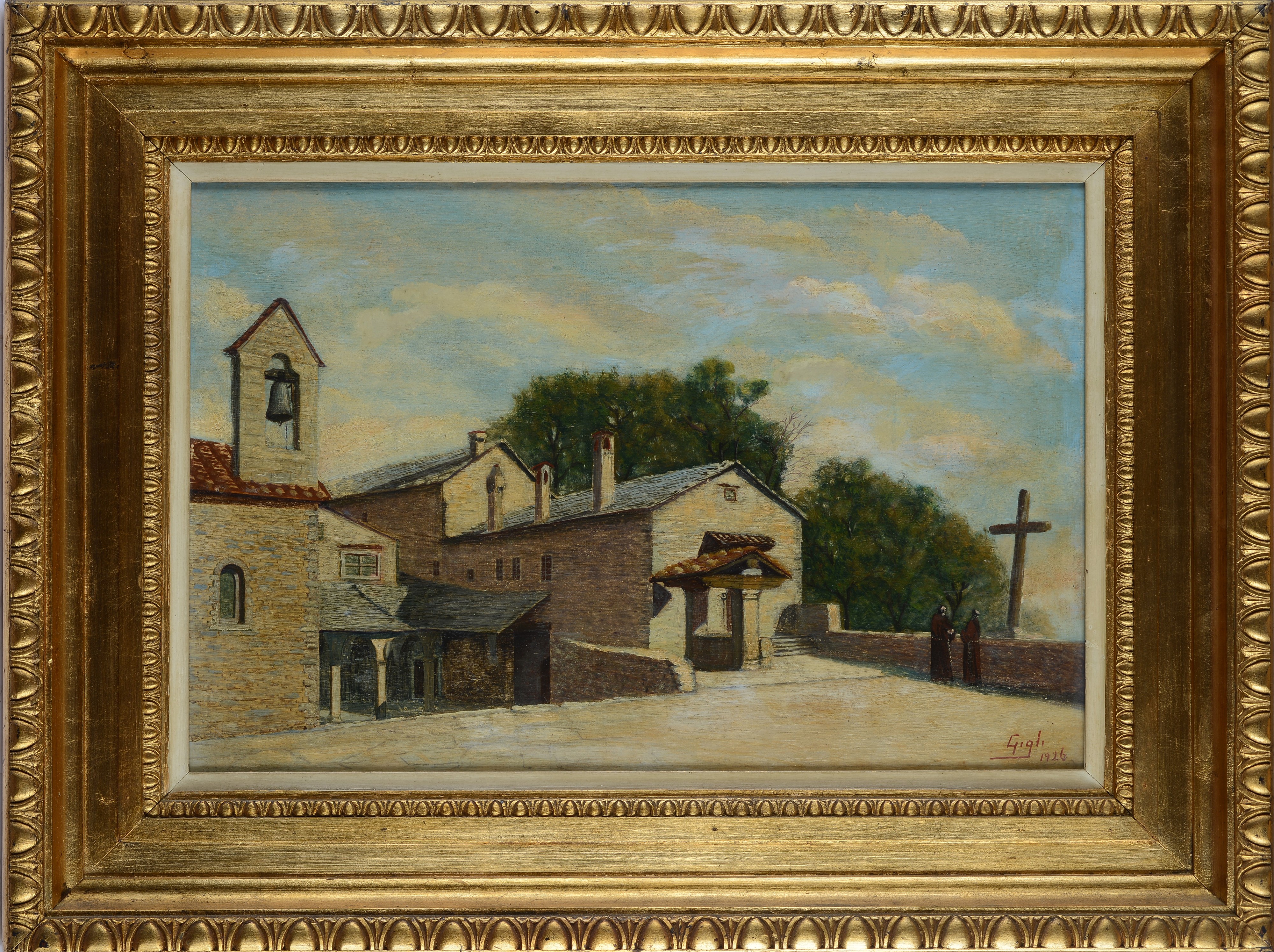 Anonimo, XX Sec. - La Verna - Piazza della Chiesa