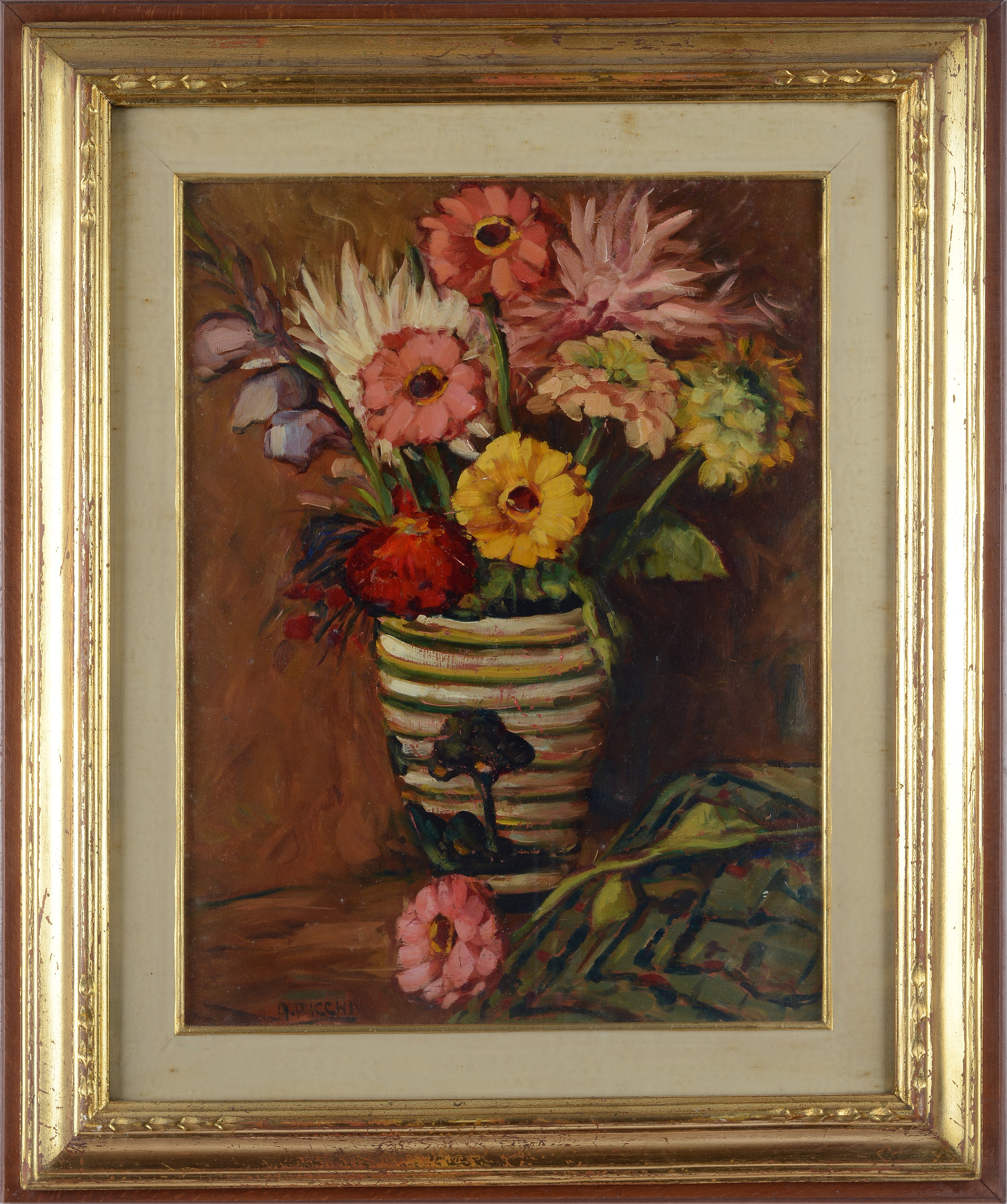 Anchise Picchi - Vaso con Fiori