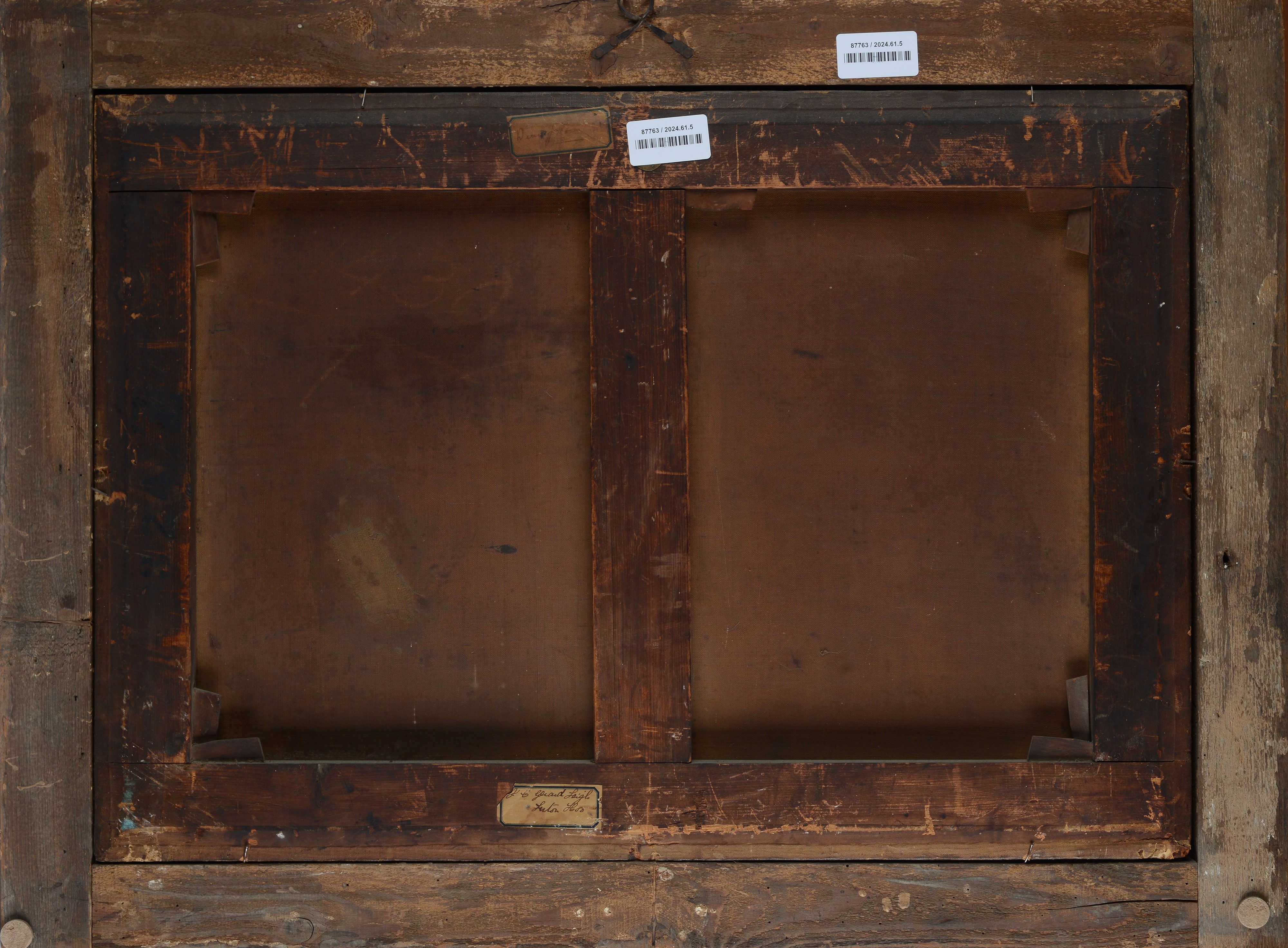 Capriccio con approdo fluviale