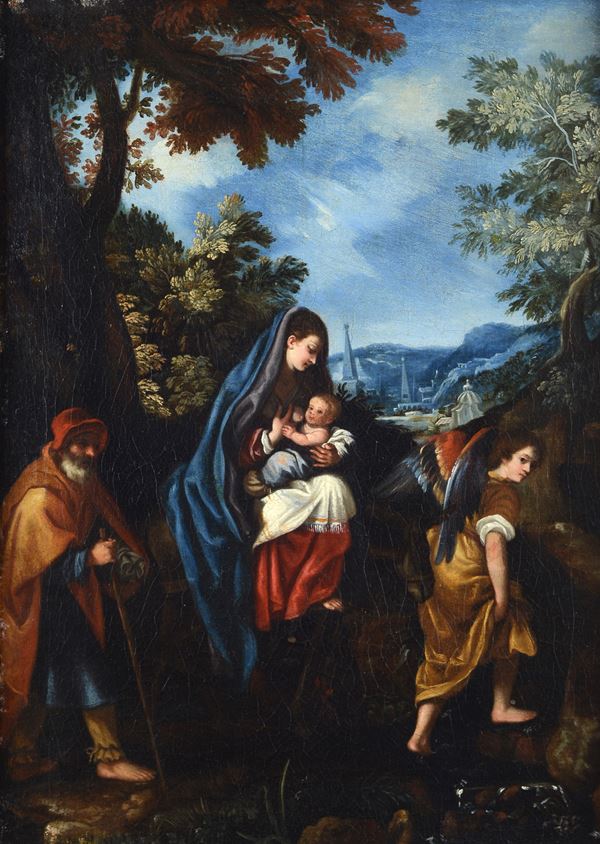 Maniera di Ludovico Cardi detto il Cigoli - Flight into Egypt