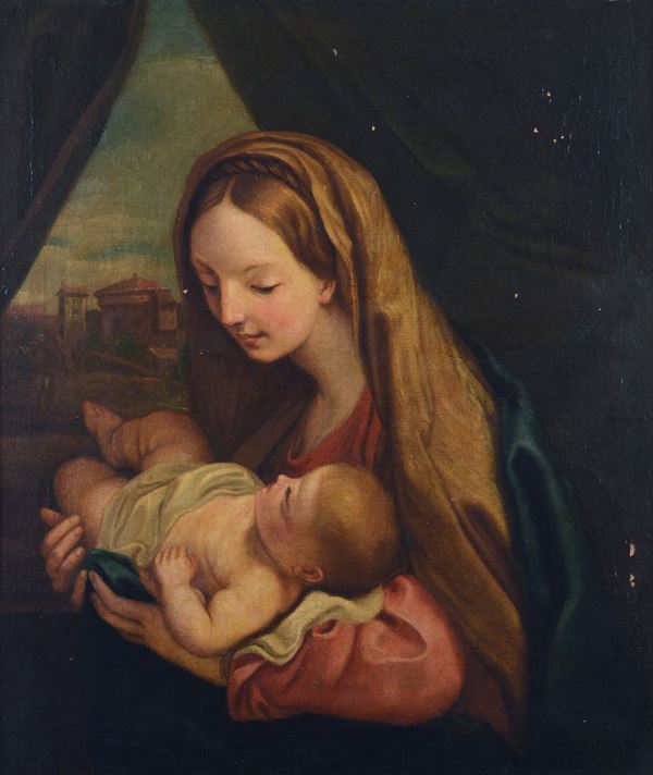 Maniera di Carlo Maratta - Madonna with Child