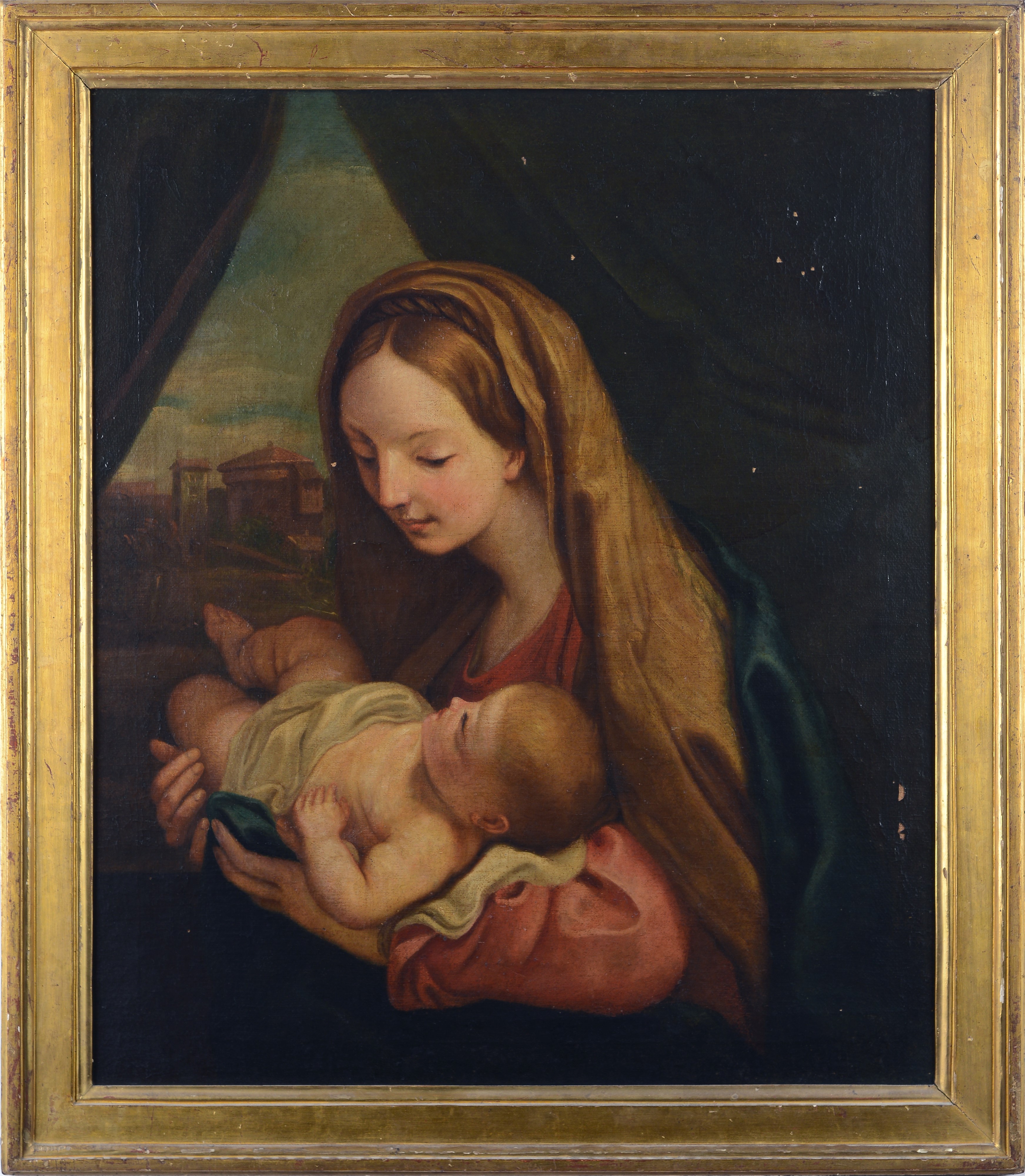 Maniera di Carlo Maratta - Madonna con Bambino
