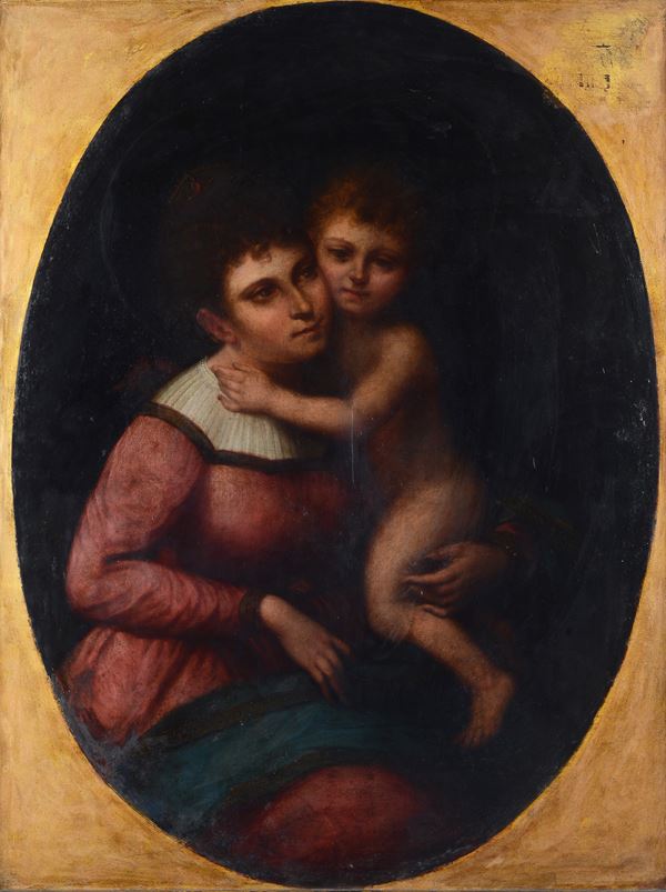 Anonimo, inizi XIX sec. - Madonna con Bambino