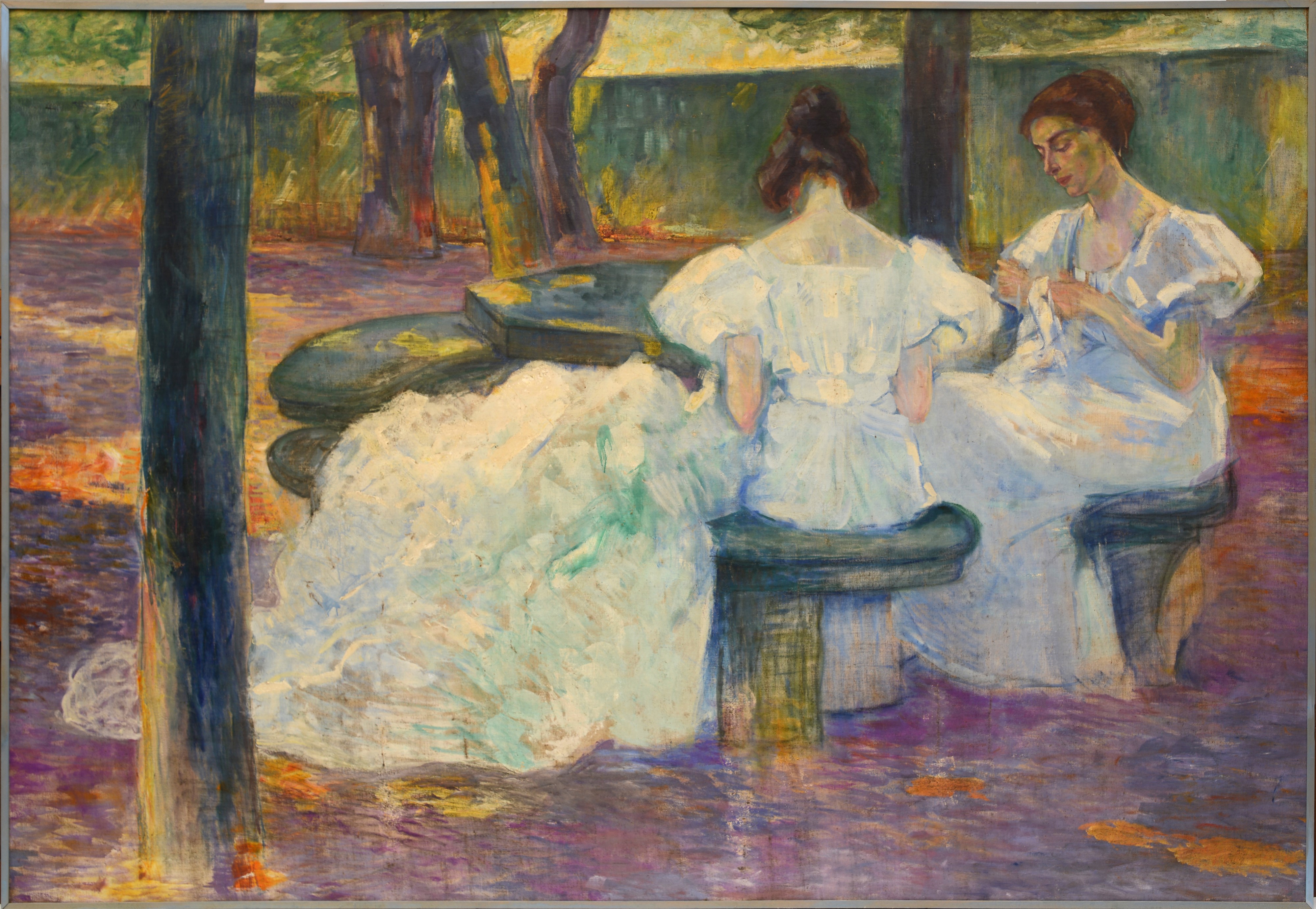 Ludolf Verworner - Charlotte con un Amica a Lavoro