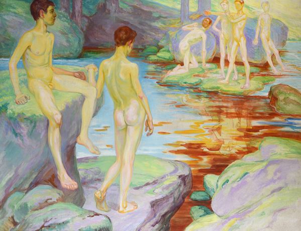 Fosso di Cucina - Young people getting wet