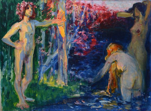 Ludolf  Verworner - Narcissus with figures