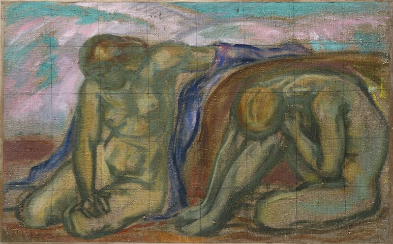 Ludolf Verworner - Bozzetto per Nudi