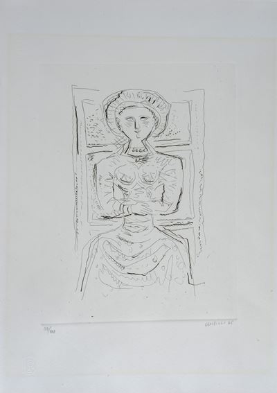 Donna Seduta alla Finestra