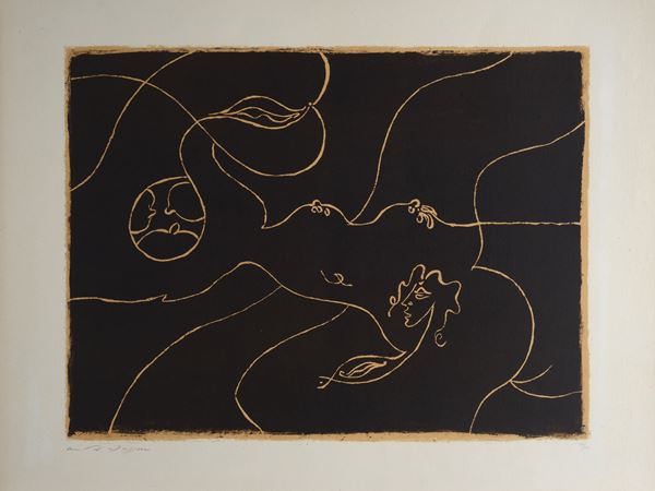 Andr&#233; Masson - Paysage érotique