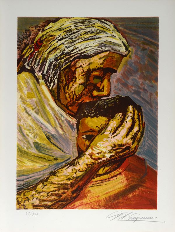 David Alfaro  Siqueiros - Mother and child