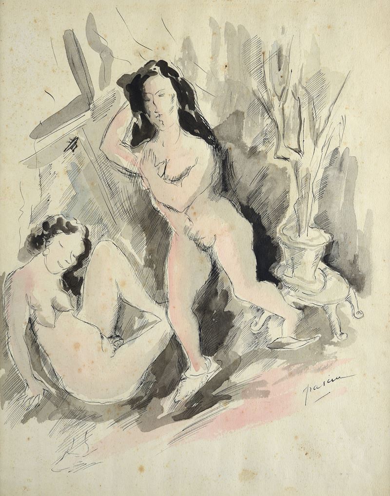 Jules Pascin - Due Nudi