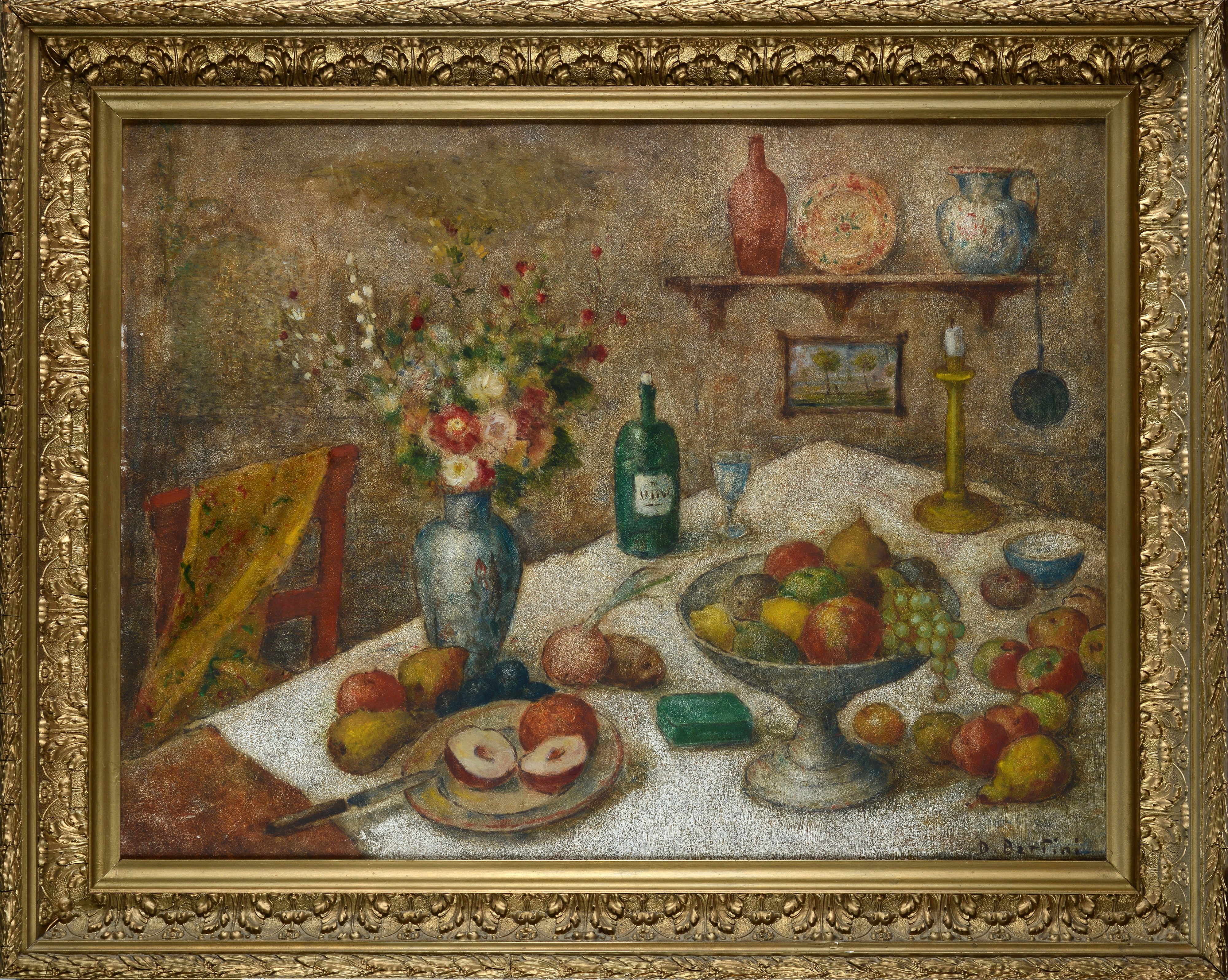 Dante Bertini - Natura Morta con Tavola Apparecchiata