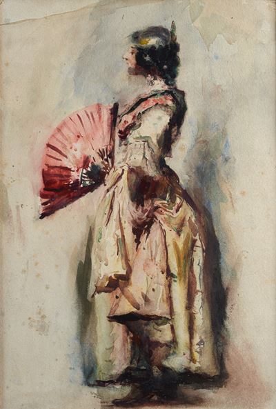 Donna con Ventaglio