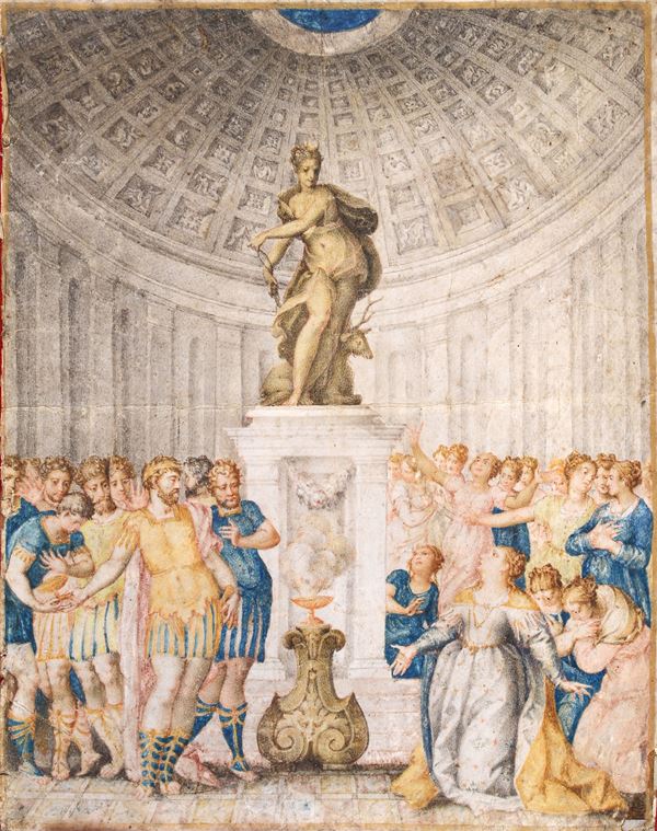 Anonimo, XVII sec. - Sacrificio di Ifigenia