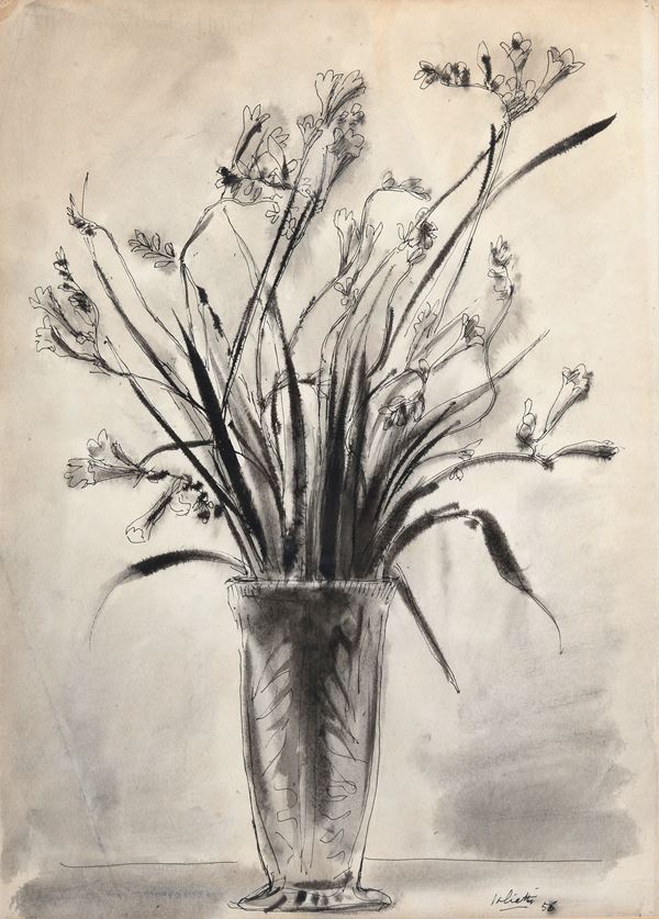 Alberto Salietti - Vaso di fiori