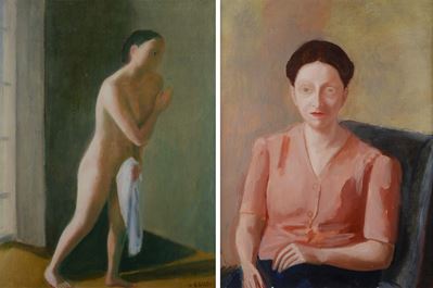 Figura (fronte); Ritratto (retro)