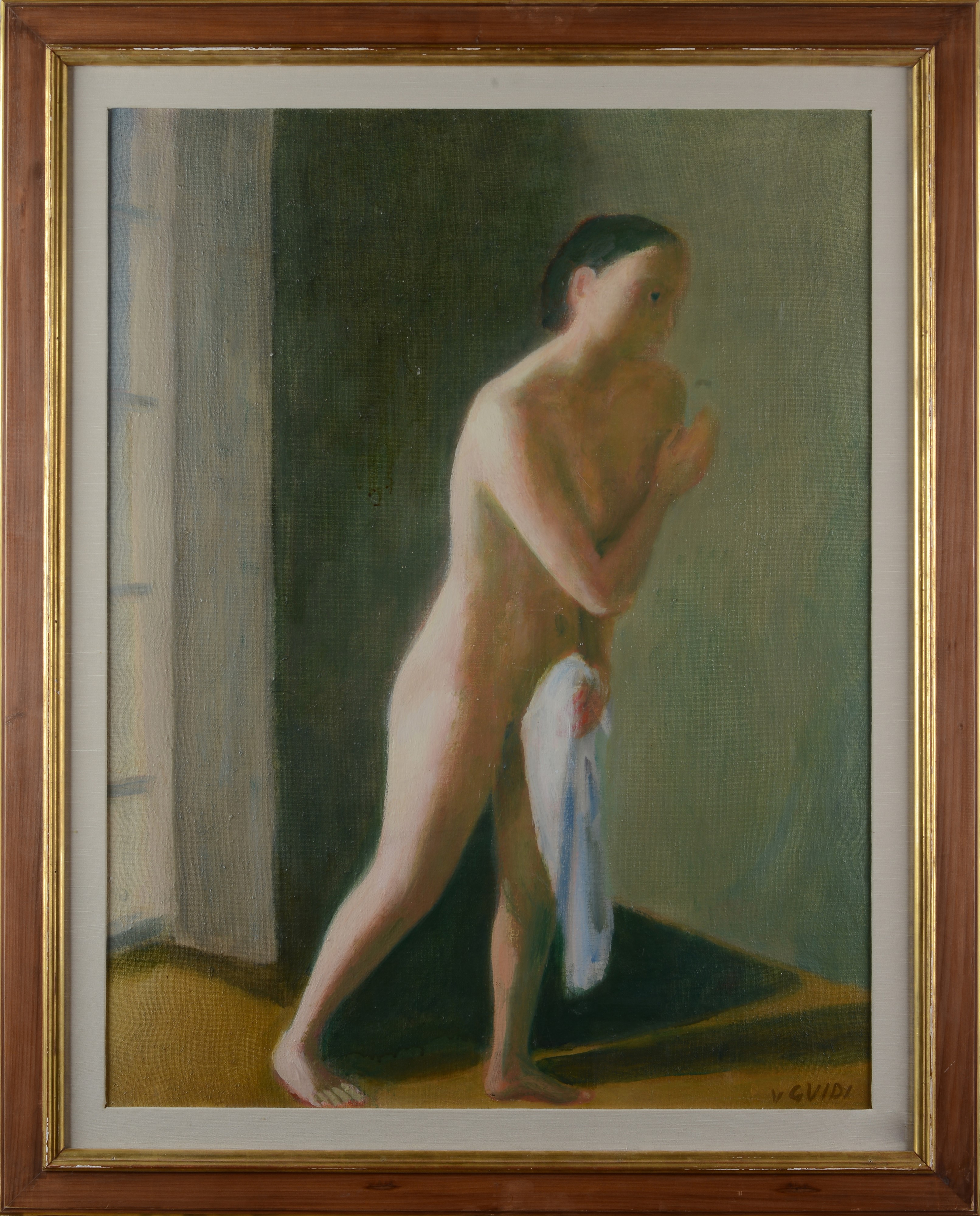 Virgilio Guidi - Figura (fronte); Ritratto (retro)